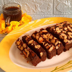 Load image into Gallery viewer, Dark Chocolate Whole Wheat Quinoa Almond Cake Healthy Variant
