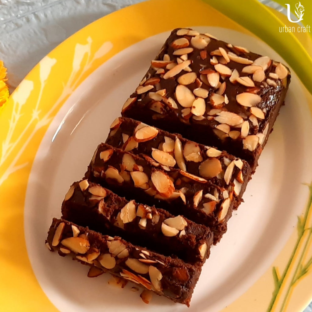 Dark Chocolate Whole Wheat Quinoa Almond Cake Healthy Variant