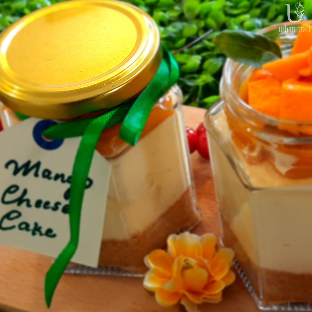 Mango Cheesecake Jar Desserts