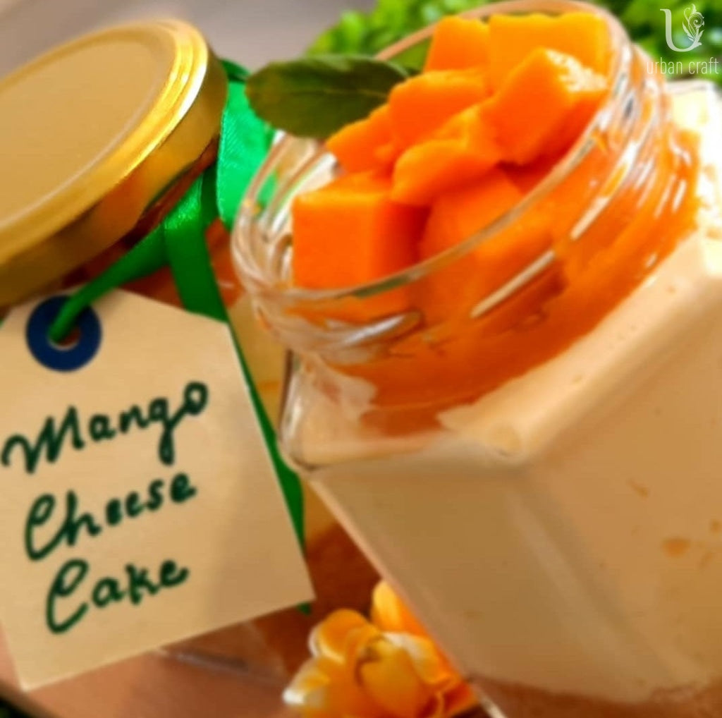 Mango Cheesecake Jar Desserts