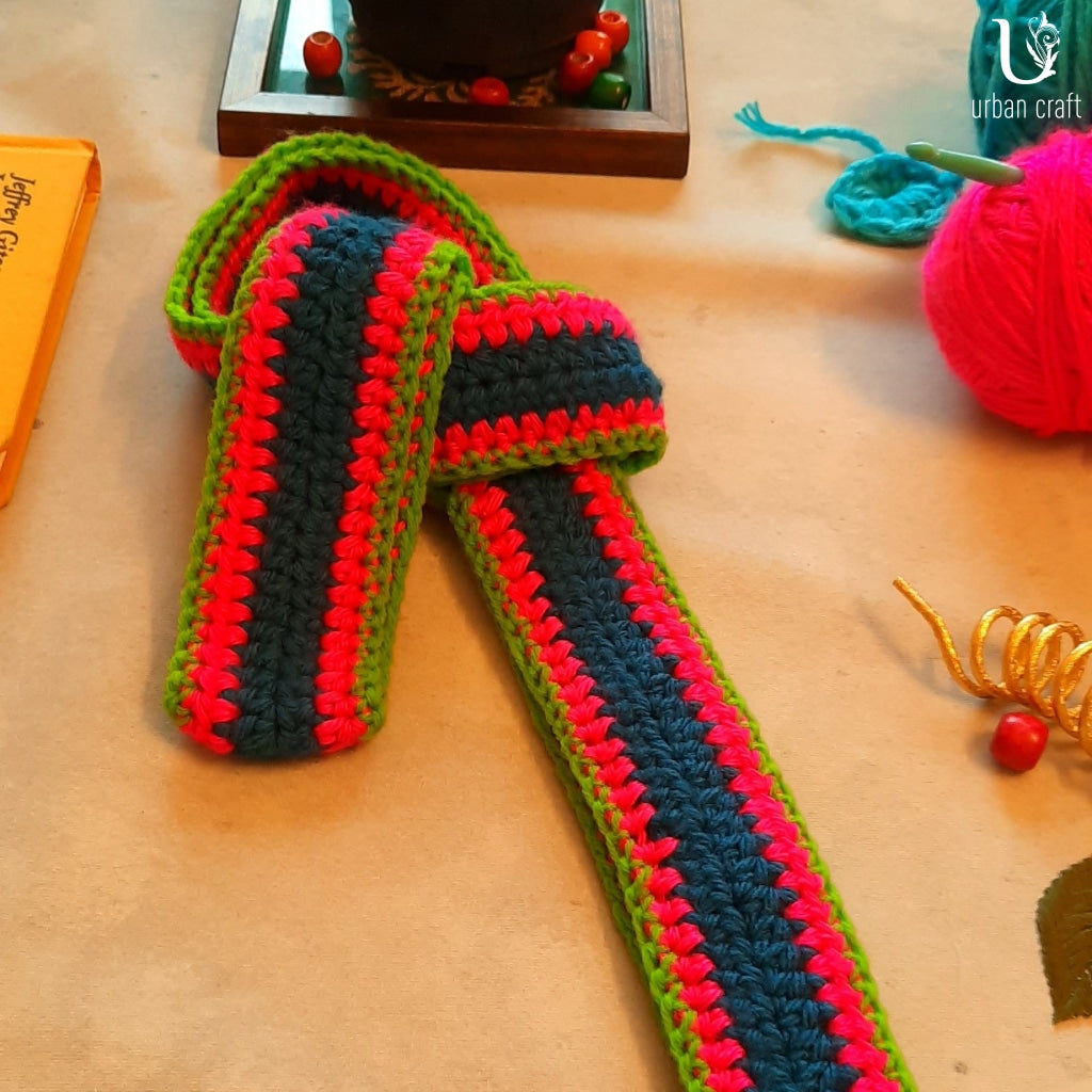 Blue-Green-Pink Stole