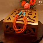 Load image into Gallery viewer, Carrot Orange Beads Necklace Necklaces

