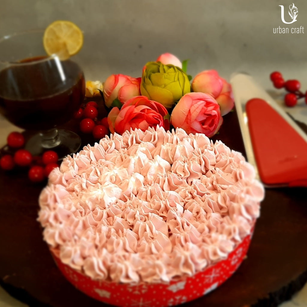 Chocolate & Strawberry Dessert Cake