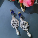 Load image into Gallery viewer, Gracious Blue Earrings
