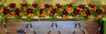 Load image into Gallery viewer, Maroon &amp; Yellow Flower Toran
