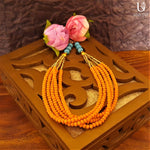 Load image into Gallery viewer, Orange Cosmos Necklace Necklaces
