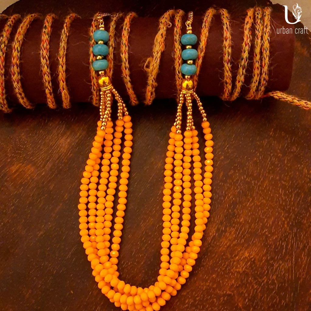 Orange Cosmos Necklace Necklaces