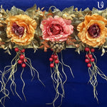 Load image into Gallery viewer, Rustic Flower Arrangement Toran
