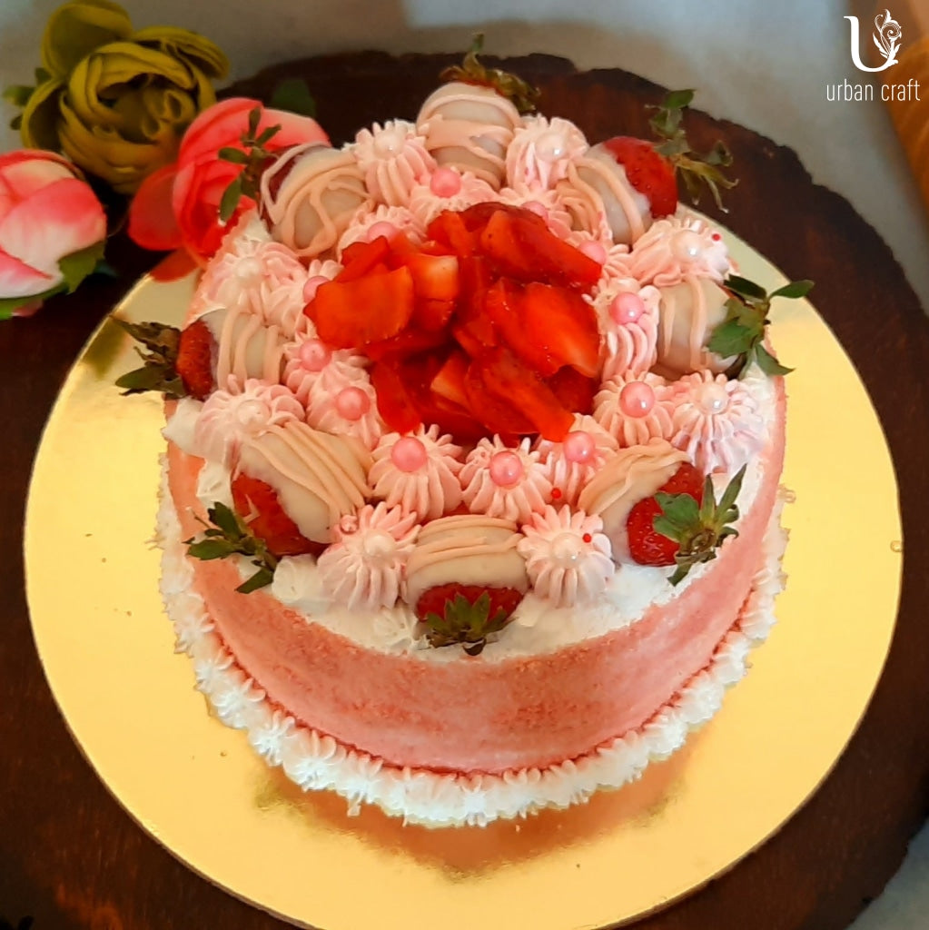 Strawberry Pink Velvet Cake Cakes & Dessert Bars