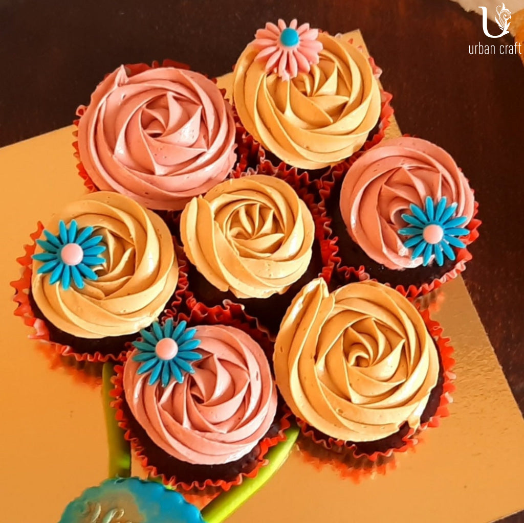 Choco Hazelnut Cupcake Bouquet Cupcakes