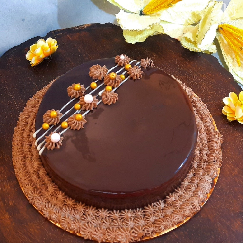 Chocolate Mirror Glaze Recipe (镜面巧克力蛋糕装饰） | GUAI SHU SHU