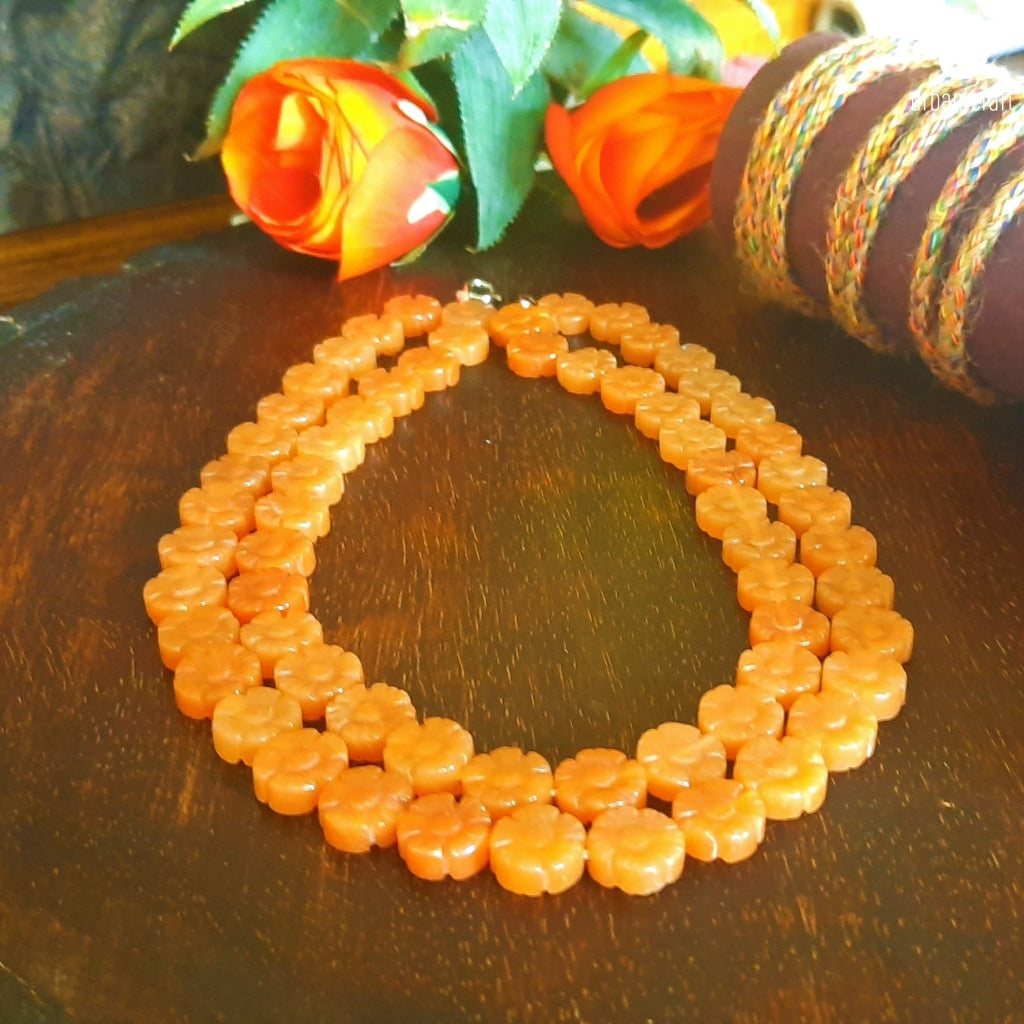 Caramel Bloom Necklace Necklaces